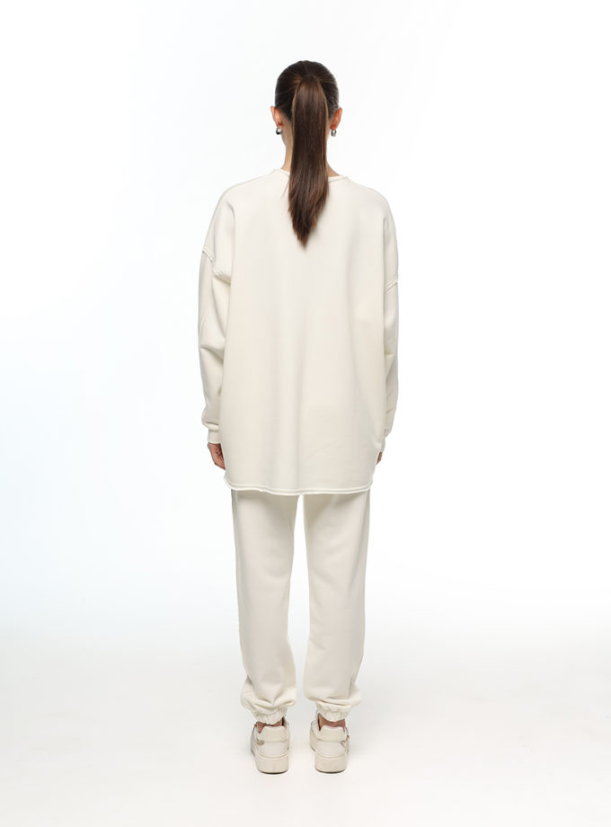 Штани балони з необробленим краєм SS маршмеллоу MMSW (MMSW_Pants-SSXS-M)