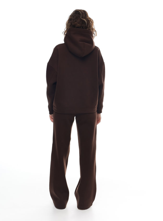 Штани широкі зі стрілкою W25 шоколадні MMSW (MMSW_W25-16)