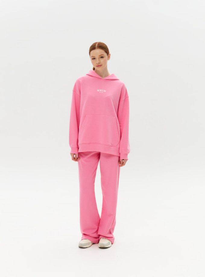 Штани прямі спортивні SS Рожевий цукровий MMSW (MMSW_PNT-SSXS)