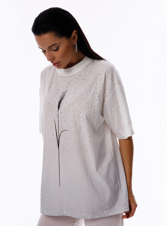 Футболка оверсайз GANNA PTASHKA (GNPT_TShKOLOS_WG_SS25_12)