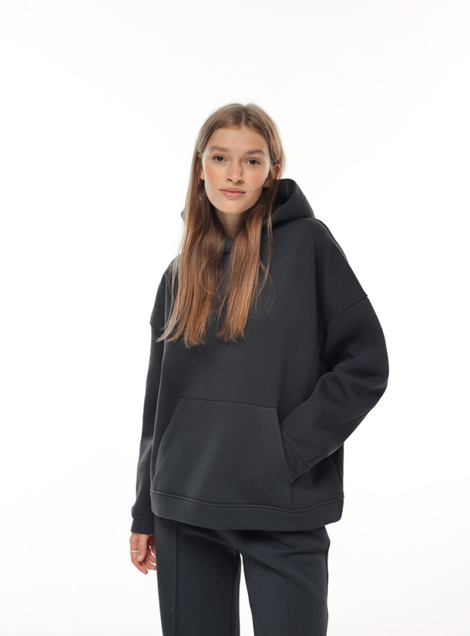 Худі з вишитим логотипом W25 фюме MMSW (MMSW_W25M-04) - фото 5