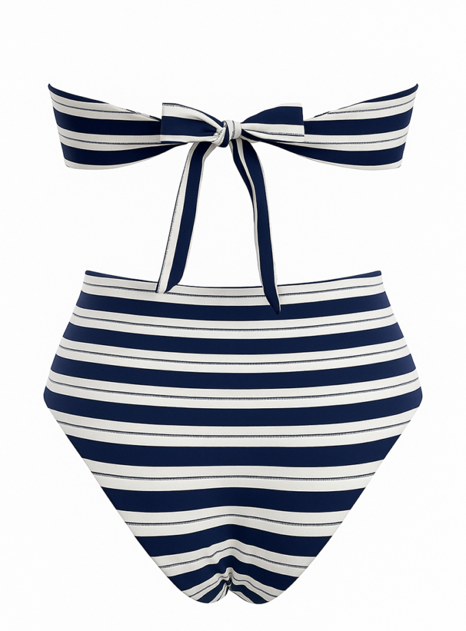 Плавки High Cut з високою посадкою та відкритими стегнами подвійна смужка MMSW (MMSW_High -S25-MLBL)