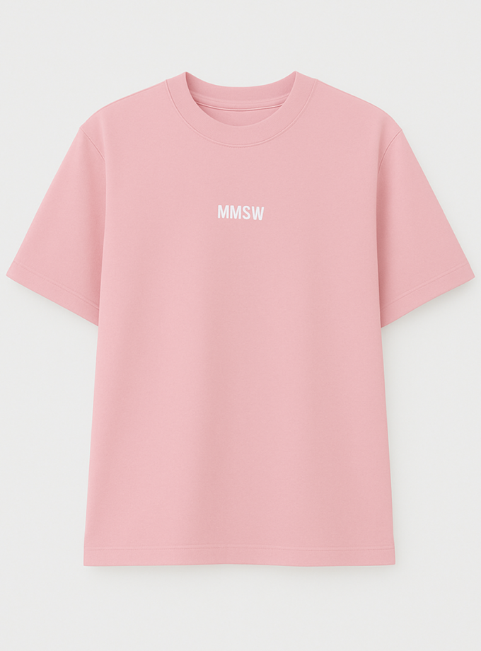 Футболка базова SS рожева one size MMSW (MMSW_TB-SS-PN)