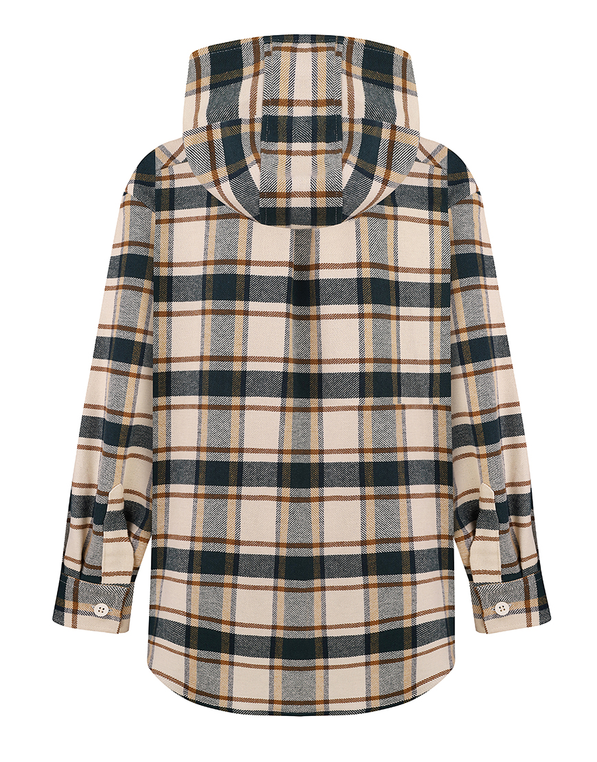 IMG_2586 копія копия Сорочка з капюшоном зелена NOMA STUDIO (NOMA_642025) - фото 5