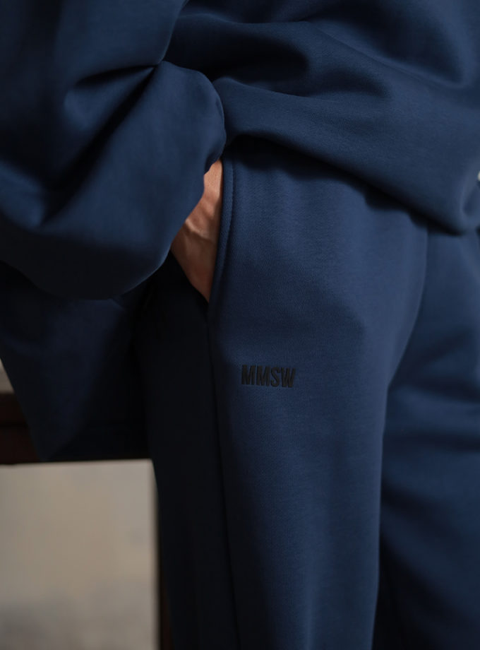 Штани рівні з фіксаторами W25 темний джинс MMSW (MMSW_Pants-W25XS-DB)