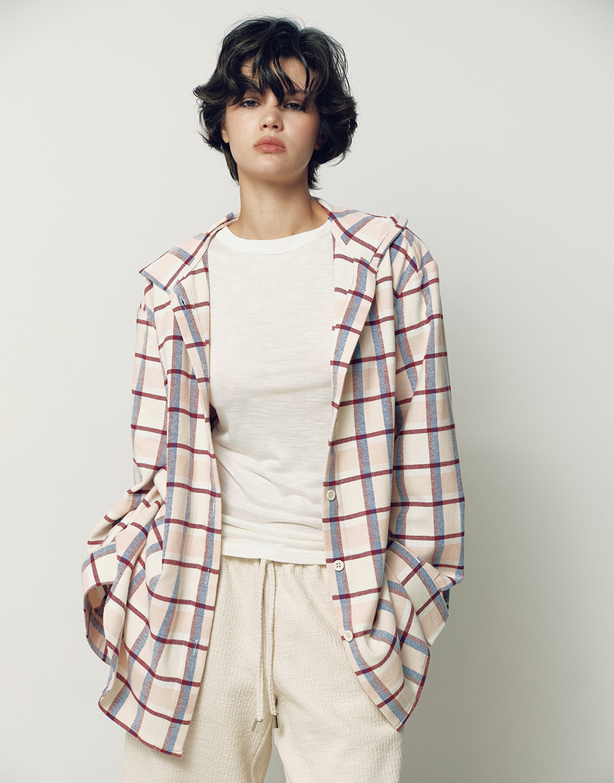 IMG_8831 Сорочка з капюшоном рожева NOMA STUDIO (NOMA_632025) - фото 2