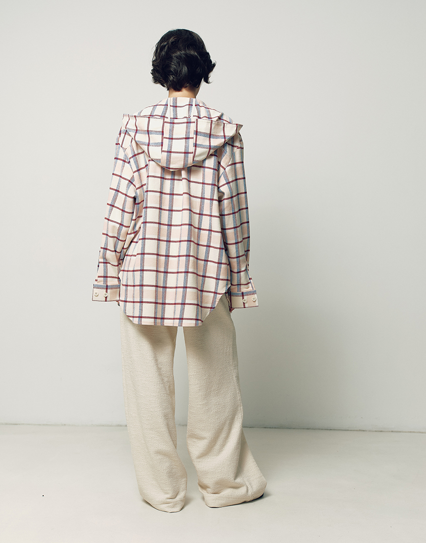 IMG_8835 Сорочка з капюшоном рожева NOMA STUDIO (NOMA_632025) - фото 4