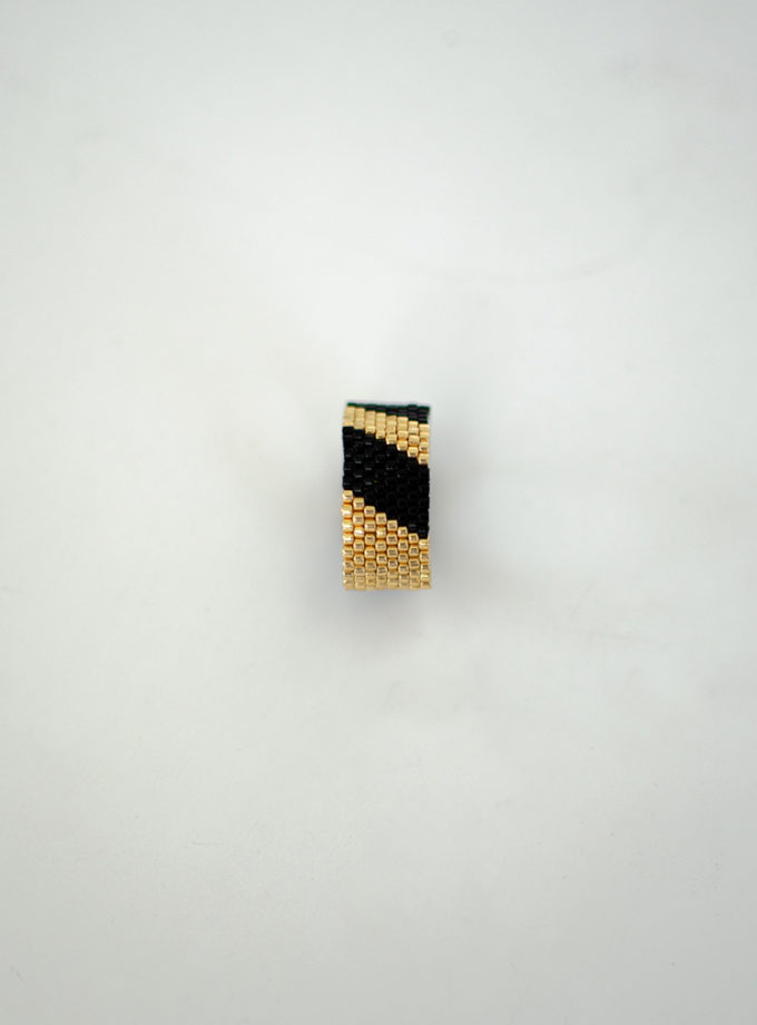 Каблучка Maru з японського бісеру KINOMO (KMN_Maru)