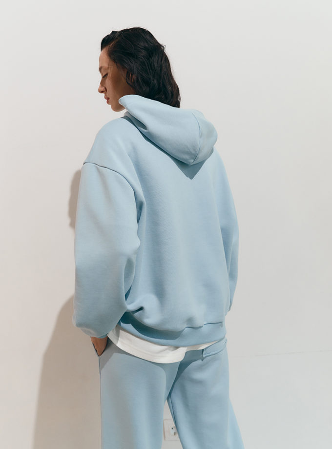 Худі на блискавці SS25 блакитний MMSW (MMSW_H-SS25-LBL)