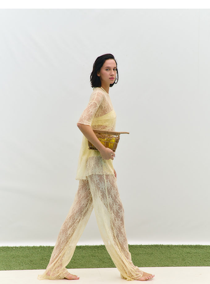 Штани Limoncello Lace butter yellow MMSW (MMSW_Pants-S25-BY)