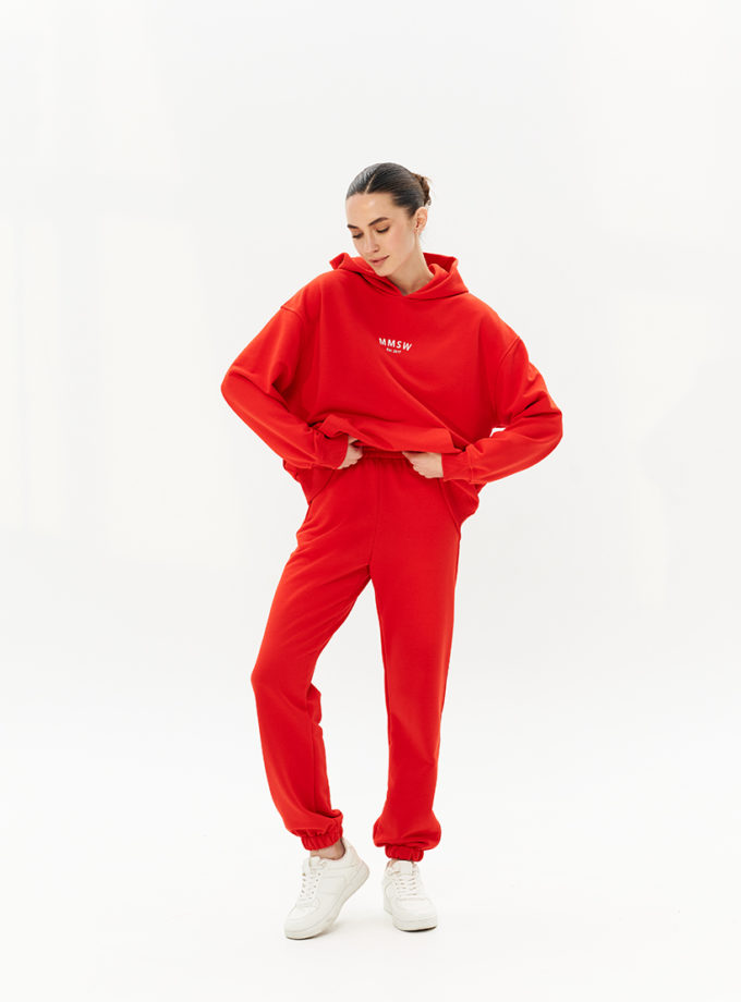 Штани балони спортивні SS Яскраво-червоні MMSW (MMSW_Pnts-SSXS-74) - фото 5