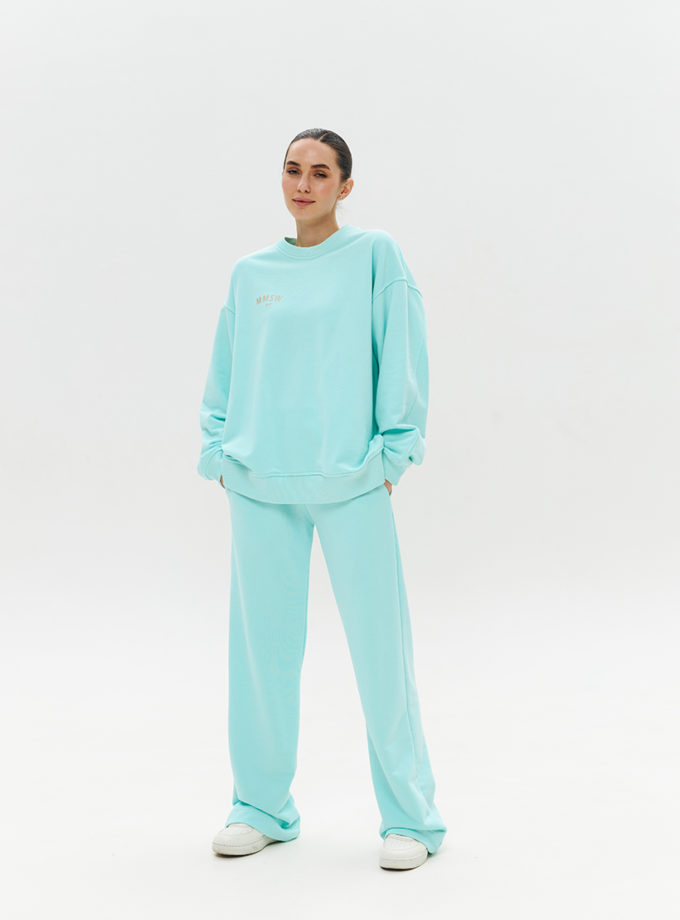 Штани прямі спортивні SS Світлий ментол MMSW (MMSW_P-SSXS-57) - фото 7