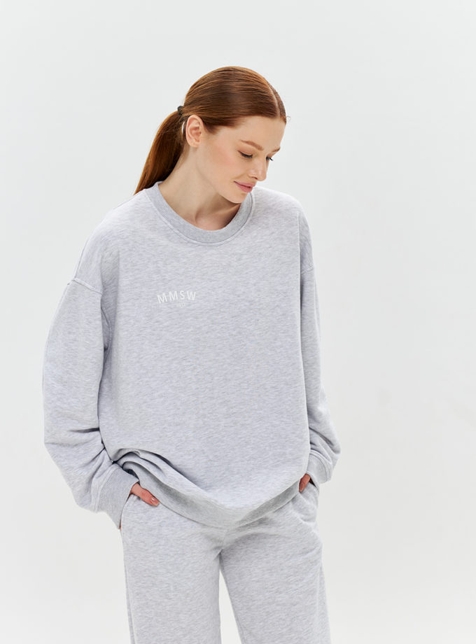 Світшот SS Світлий меланж MMSW (MMSW_С-SSOS-01) - фото 7