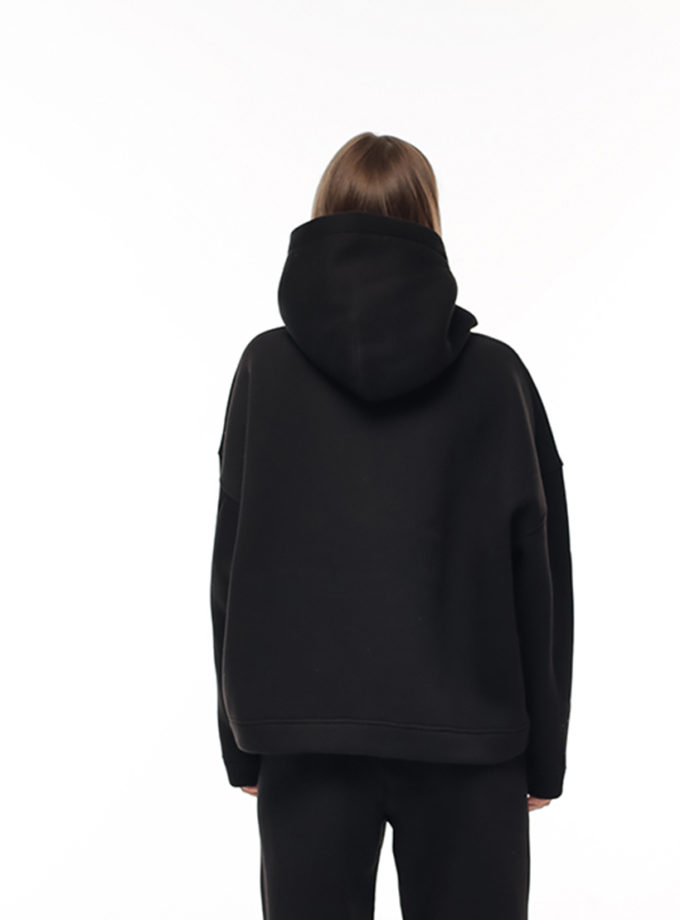 Худі з вишитим логотипом W25 чорний MMSW (MMSW_W25M-28)