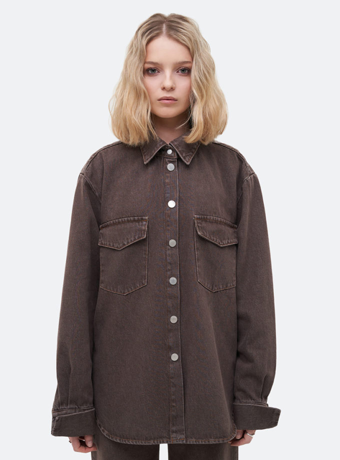 Сорочка Brown Denim MATCH DENIM (MTCH_sp25-shirt-brown)