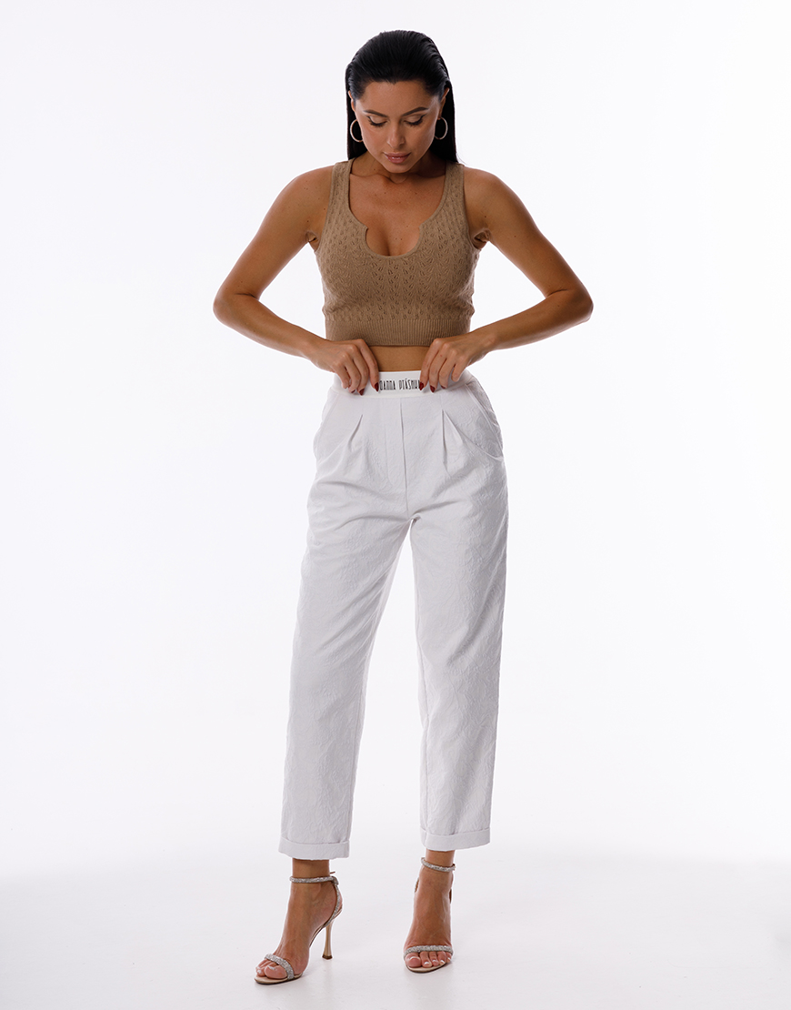 n5REUNod4xrCqJNGwJYRIlL4plBqzVPZ8c0WByJv Штани Бананки GANNA PTASHKA (GNPT_PantsBANANA_W_SS25_9) - фото 2