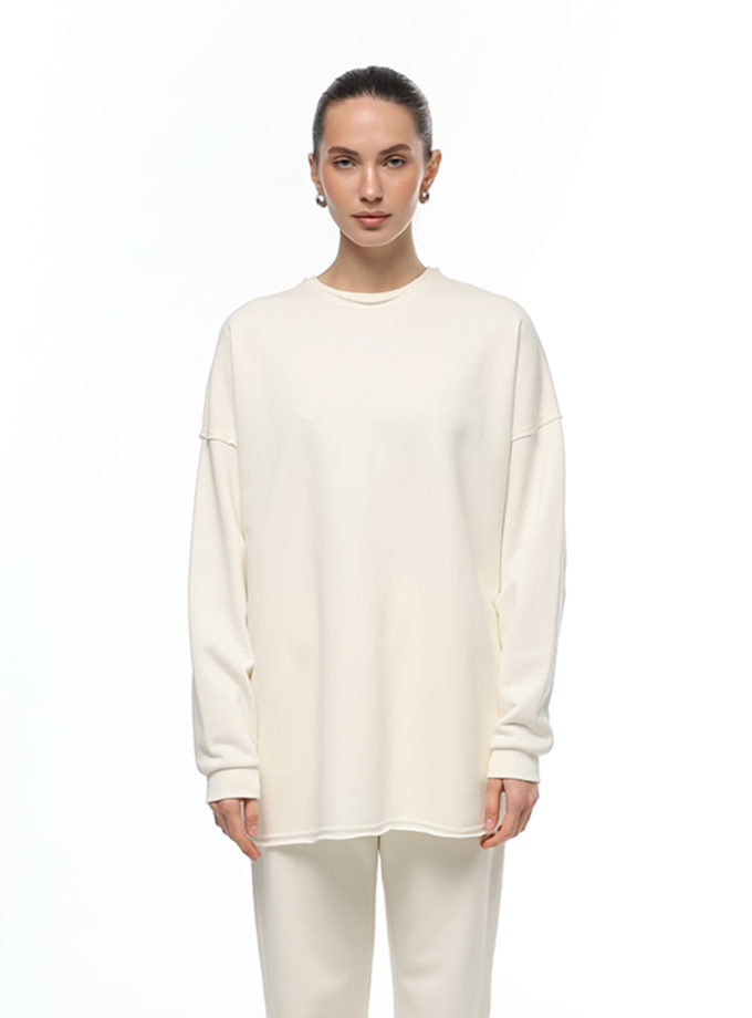 Світшот з необробленим краєм SS маршмеллоу MMSW (MMSW_Sw-SSOS-M)