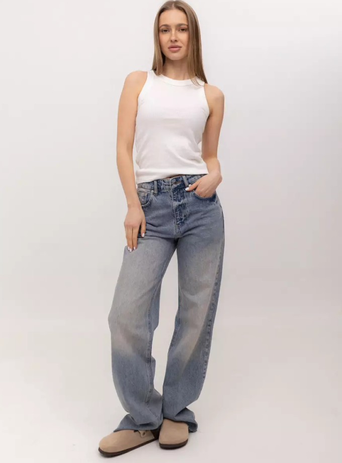 Джинси wide leg блакитний-вінтажний wl 538 TWICE (TWC_WL250110538)