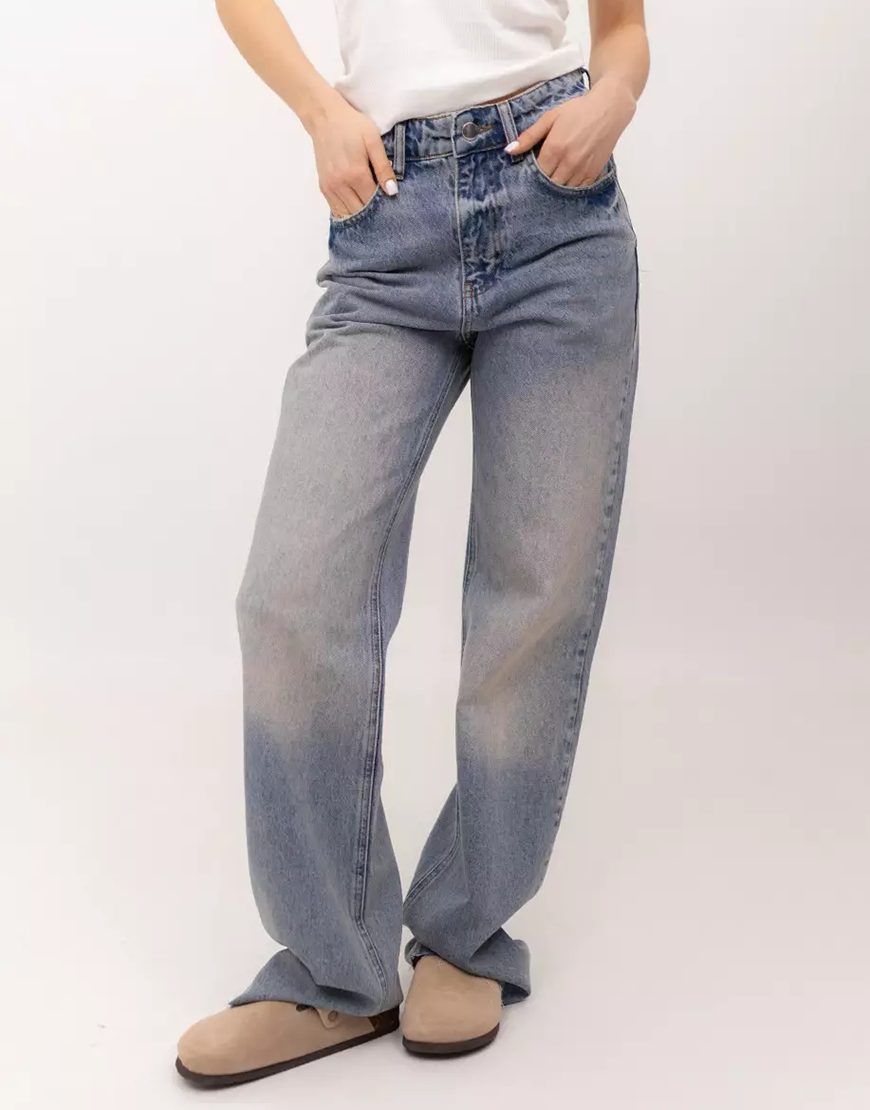 джинси 538 Джинси wide leg блакитний-вінтажний wl 538 TWICE (TWC_WL250110538) - фото 3