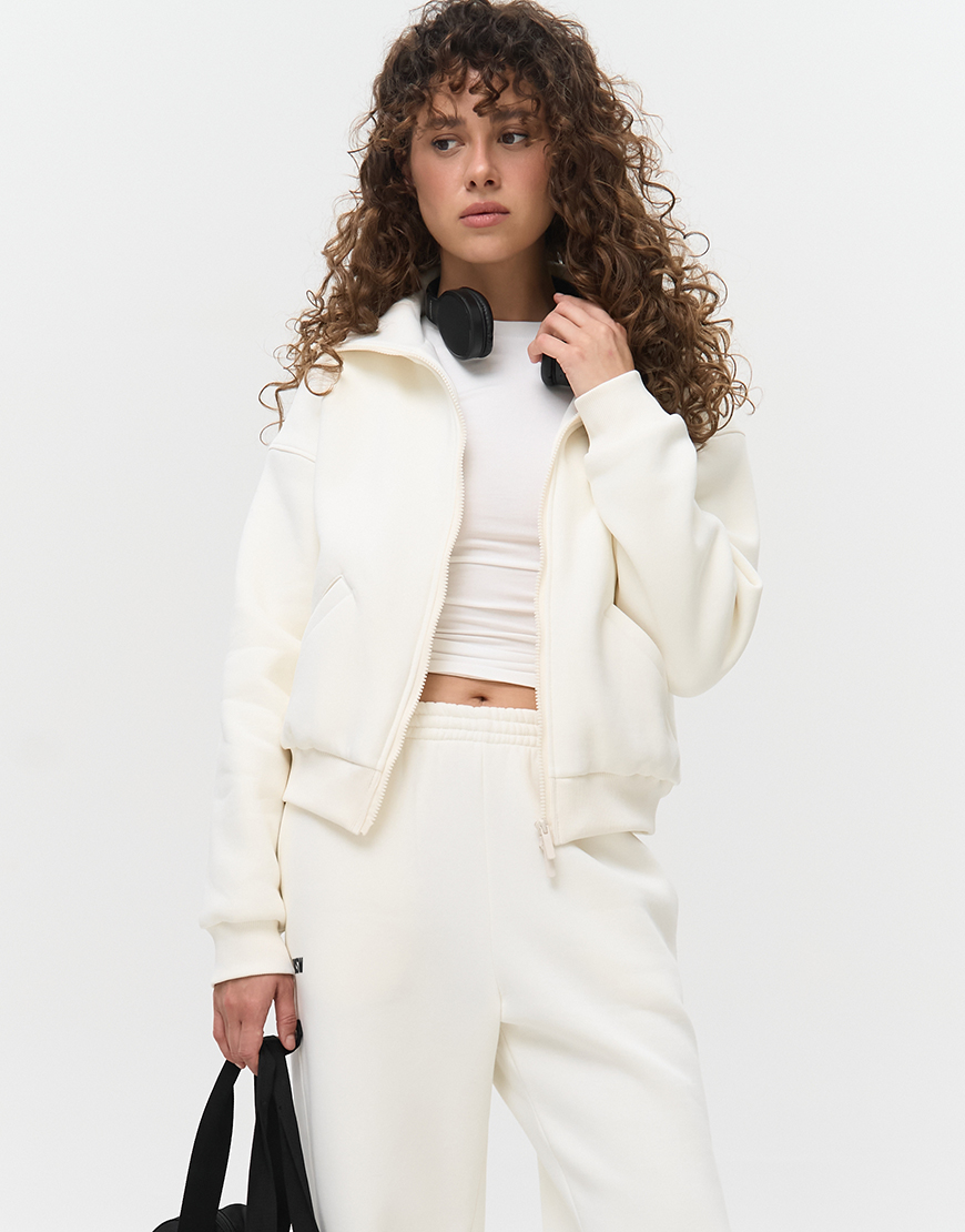 1AK01183 Бомбер утеплений з підкладкою W26 молочний MMSW (MMSW_БУЗП-W26-ML) - фото 2