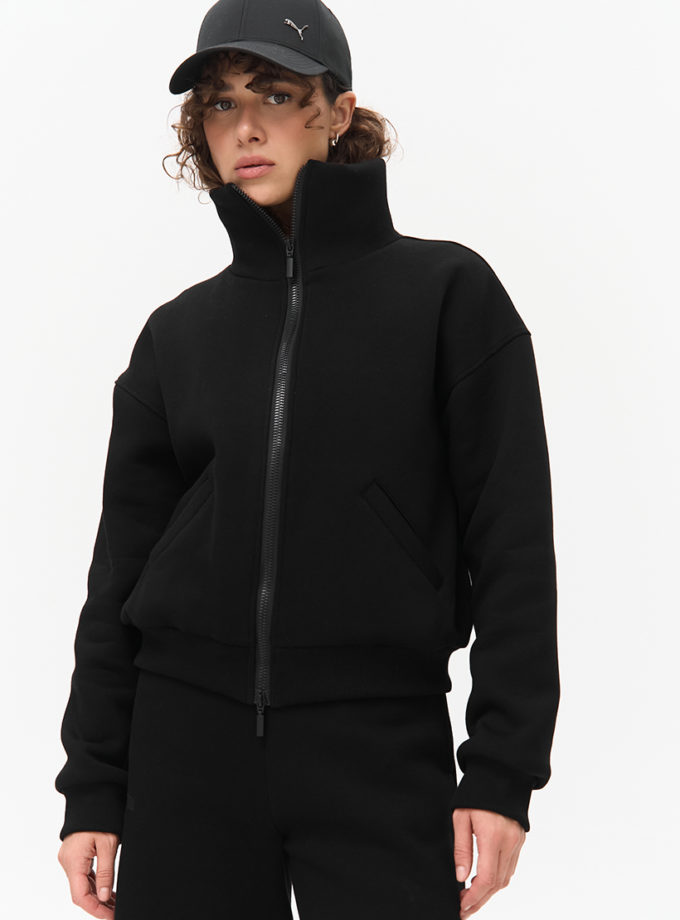 Бомбер утеплений з підкладкою W26 чорний MMSW (MMSW_БУЗП-W26-BL)