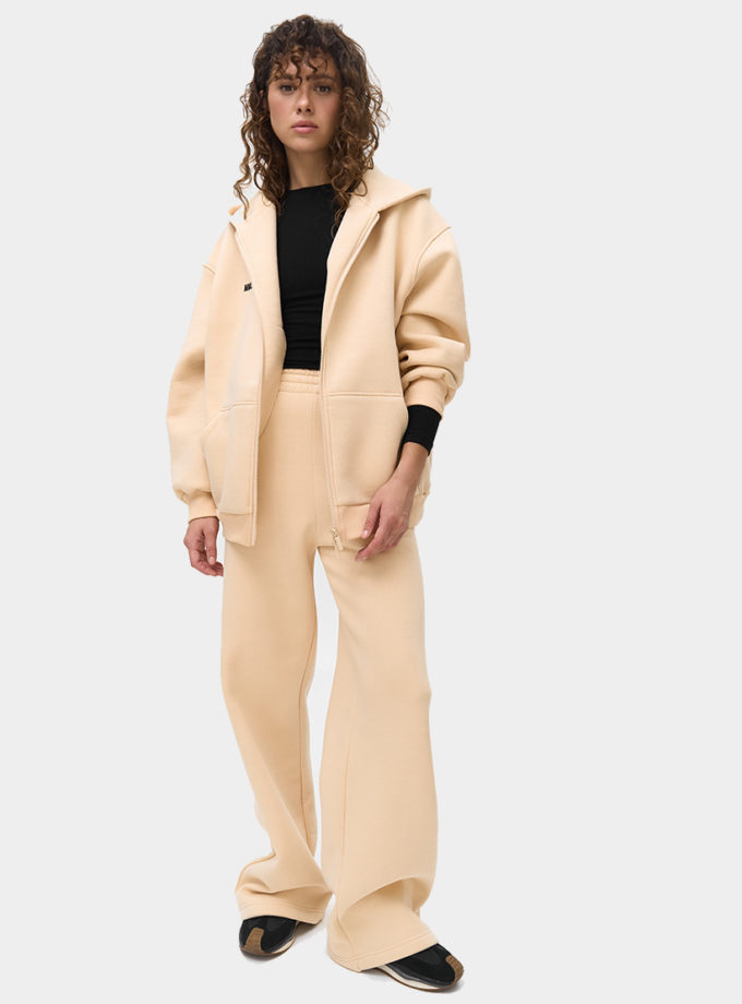 Штани рівні утеплені W26 світлий пісок MMSW (MMSW_tr-W26-LS)