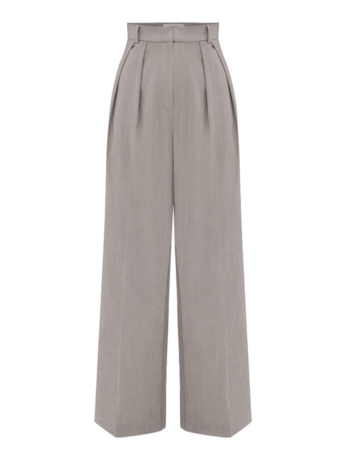 Бежеві брюки з кашеміру AMBITNA (Ambtn_19_bg)