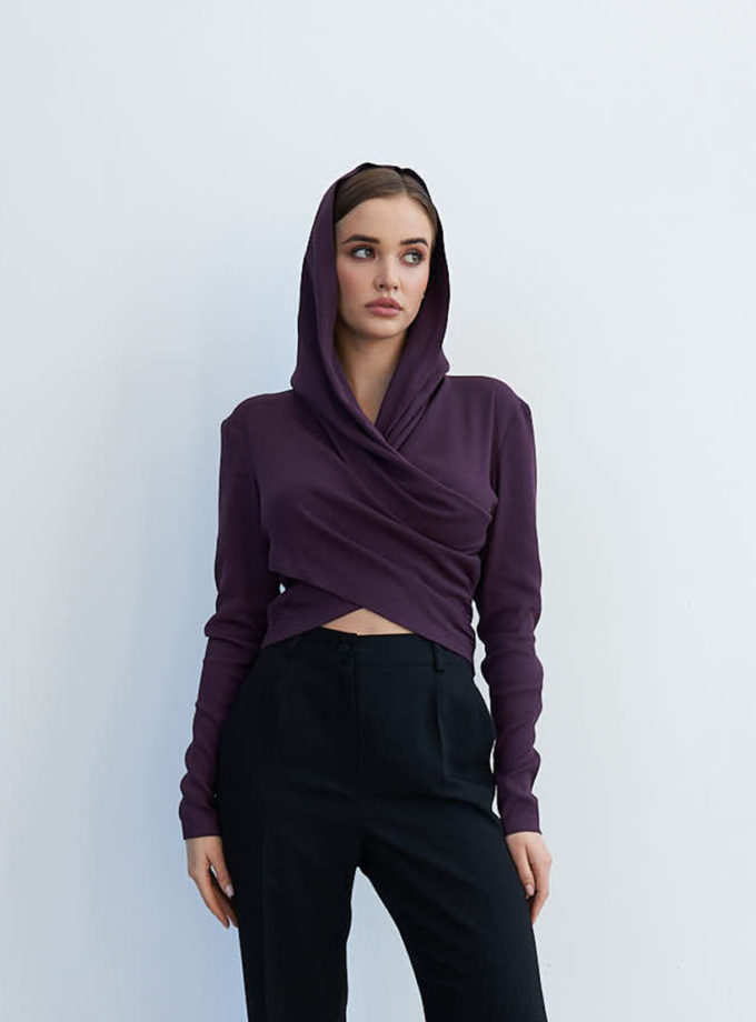 Топ з капюшоном THE ESSENCE (ESSENCE_THE-144)