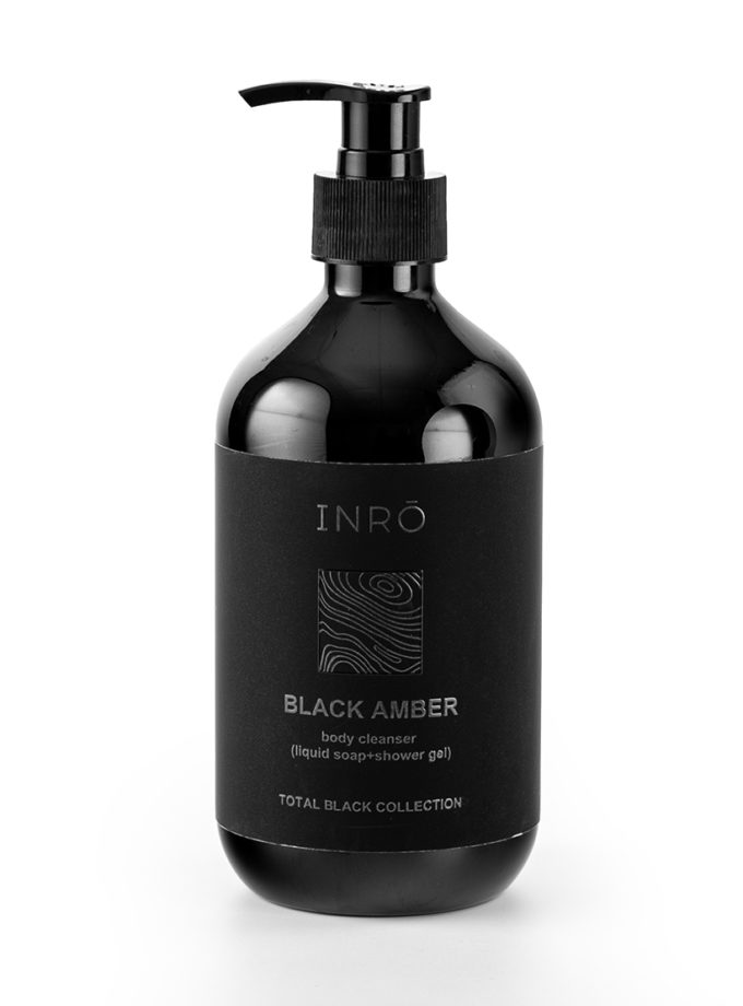 Парфумоване рідке мило+гель для душу Black Amber 500 мл INRO (INR_4820262811840)
