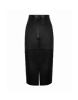 Спідниця міді з еко-шкіри чорна THE PLUM LAB (TPL_LS-AW25-0002) - фото 3