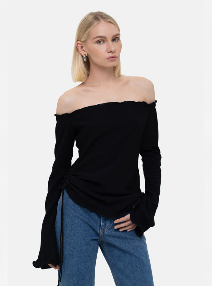 Лонг жатка MATCH DENIM (MTCH_sp25-crinkle-blouse)