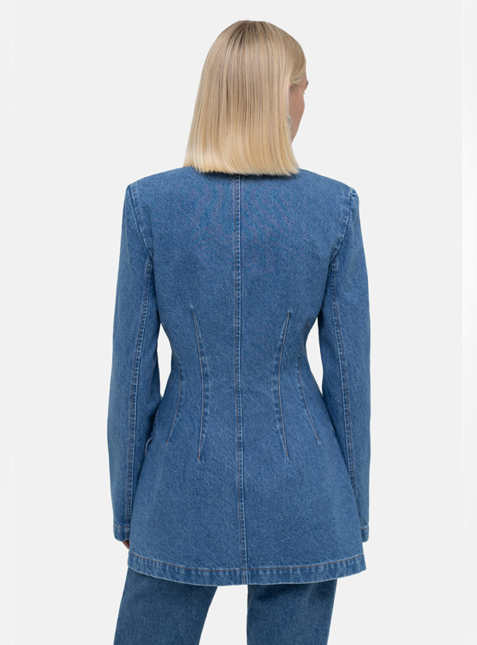 Піджак приталений MATCH DENIM (MTCH_sp25-siluet-jacket-blue)