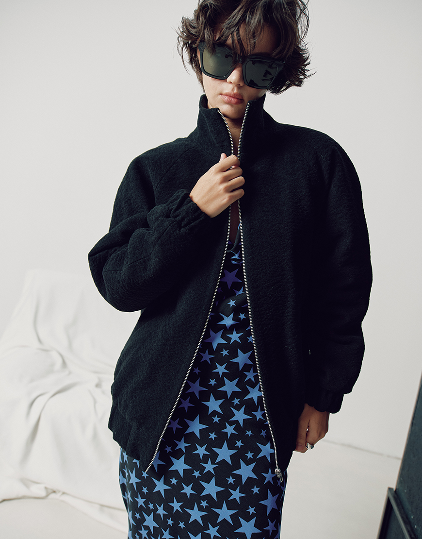 IMG_0023 (1) Бомбер чорний NOMA STUDIO (NOMA_672025) - фото 3