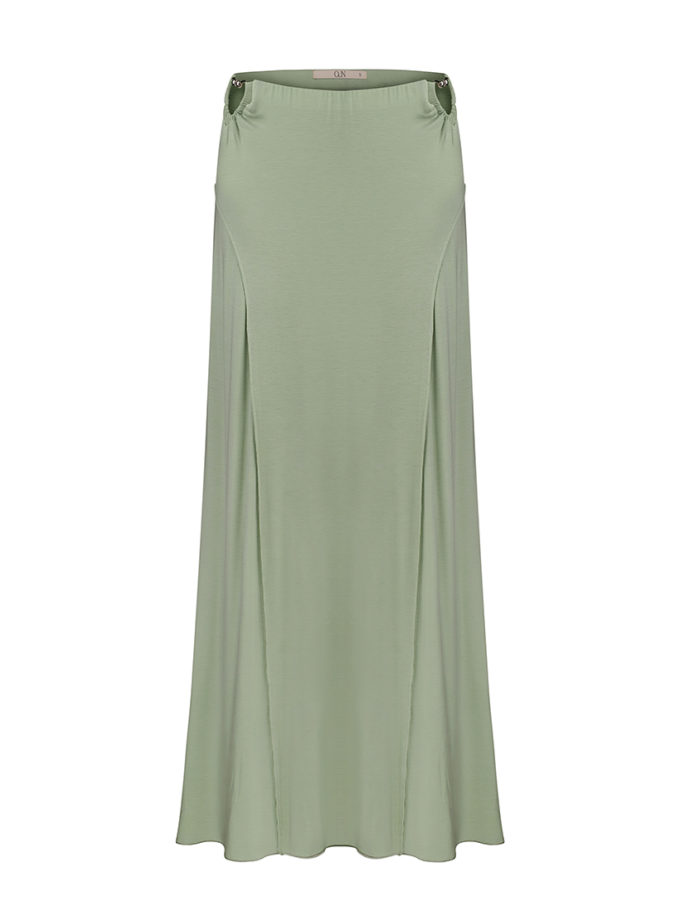 Спідниця трикотажна оливкова OUN (oun_D24-13_gr)