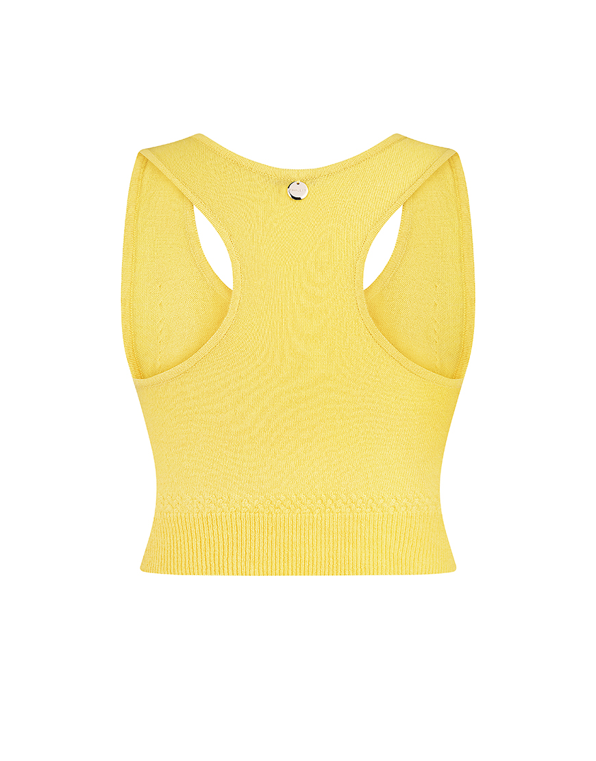 IMG_6722-2 копия Топ укорочений з кашеміру жовтий CHALETY (CHLT_Baden_Top_ Yellow) - фото 3