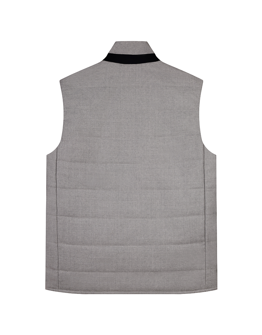 IMG_8876 Жилет двосторонній з вовни та кашеміру CHALETY (CHLT_Bern_Gilet_jacket_ Black) - фото 3