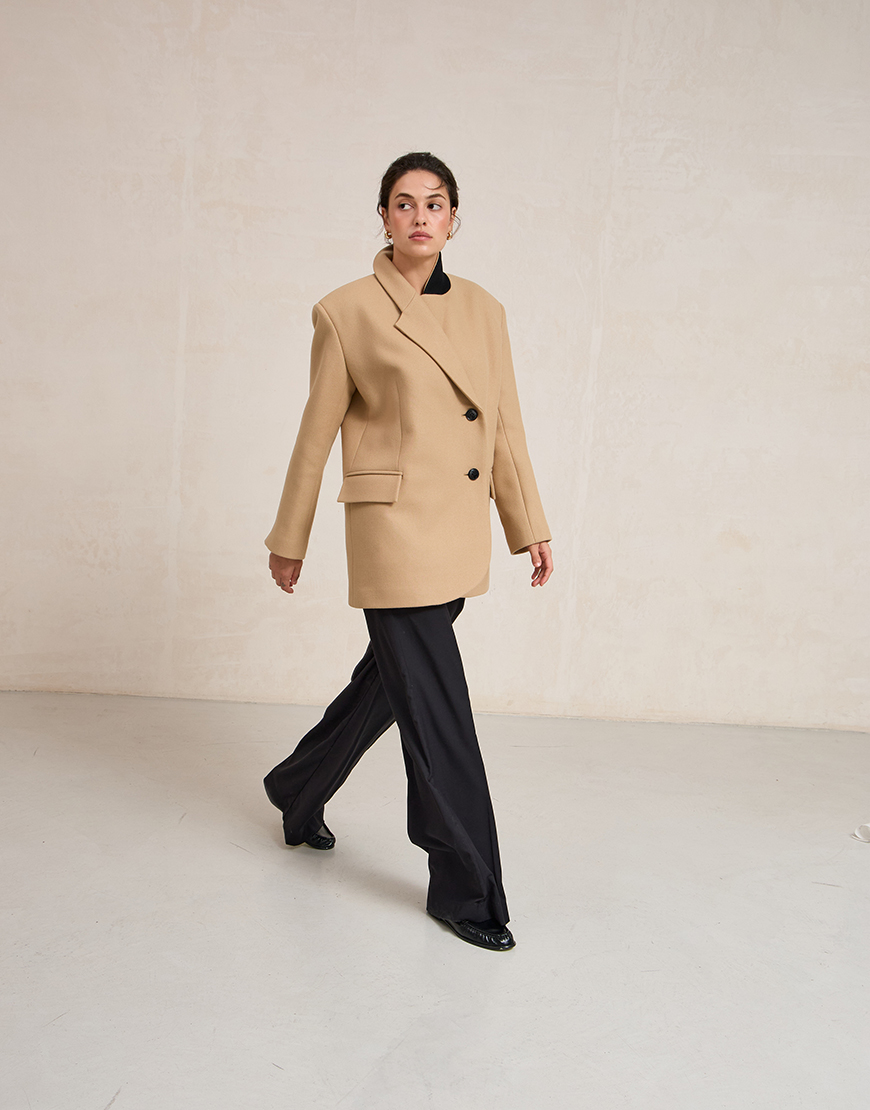 L18975 Пальто вкорочене з натуральної вовни L.A.B BY TERNOVSKAYA (LAB_AW2607) - фото 4