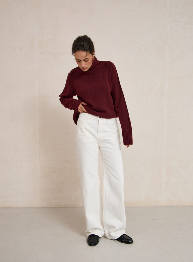 Джинси молочні прямого крою L.A.B BY TERNOVSKAYA (LAB_AW2614_2)