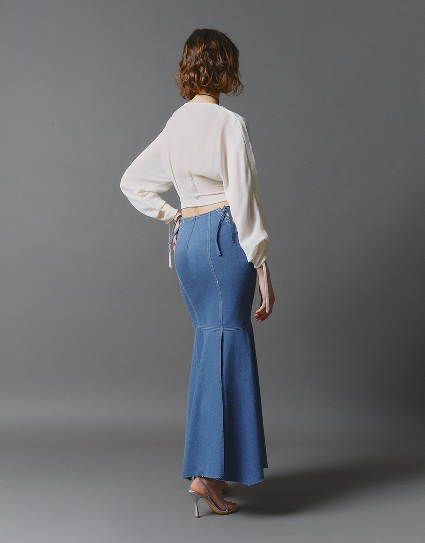 Seesion_14382 Cпідниця джинсова OUN (oun_FW2307) - фото 3