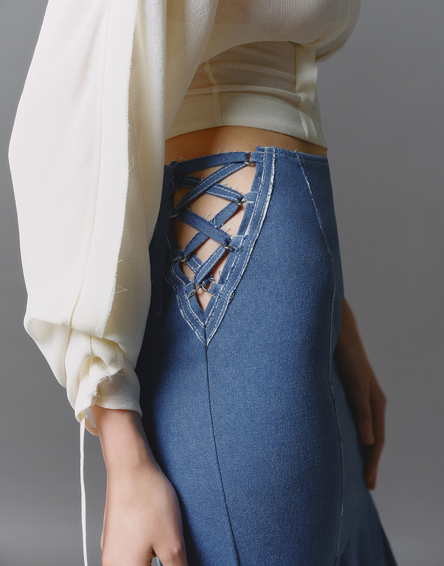 Seesion_14405 Cпідниця джинсова OUN (oun_FW2307) - фото 4