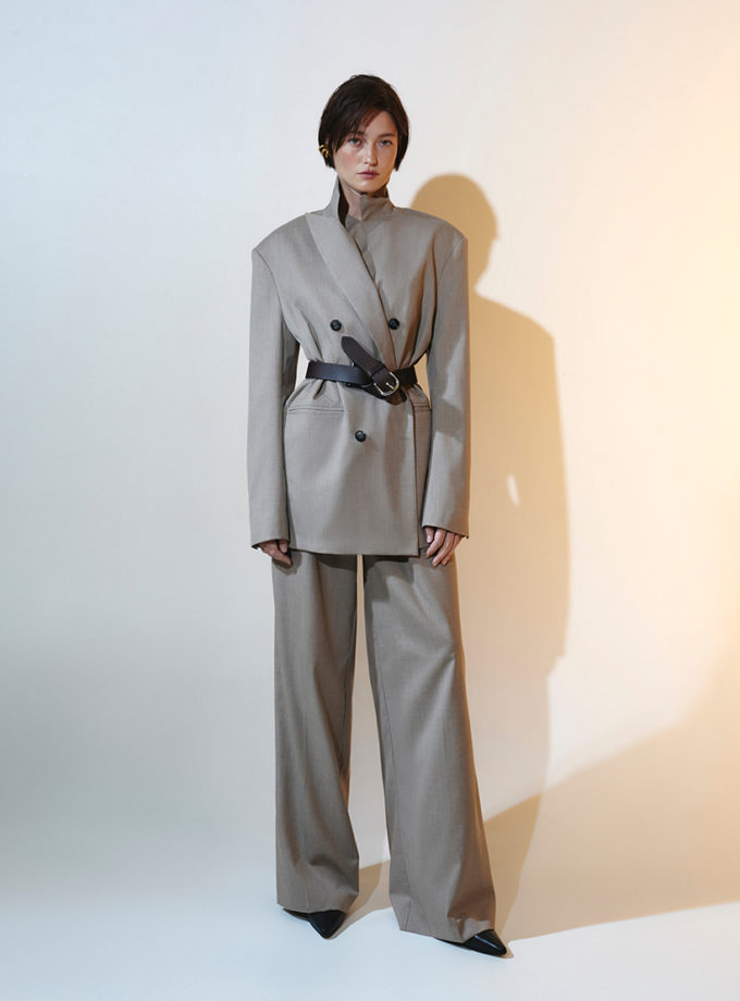 Бежеві брюки з кашеміру AMBITNA (Ambtn_19_bg)