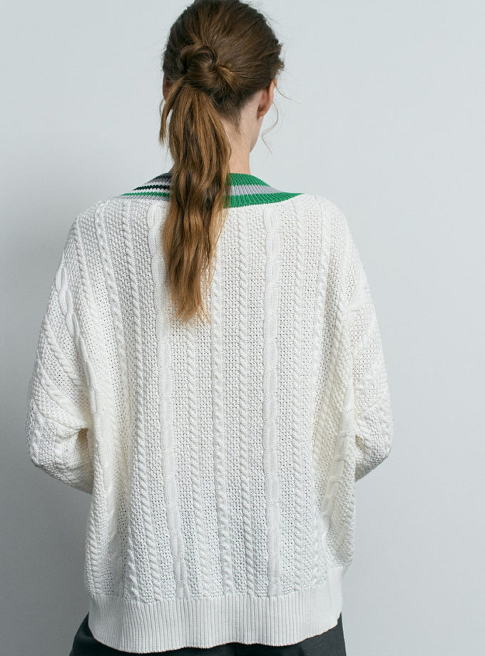 Светр Border white cloud SAVOUR (SVR_JR-1275)