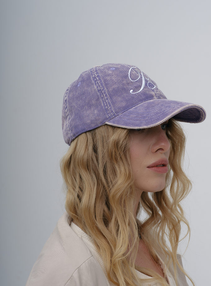 Фіолетова вельветова кепка Bitchin' BITCHIN' (BTCH_SC_XT532_09)