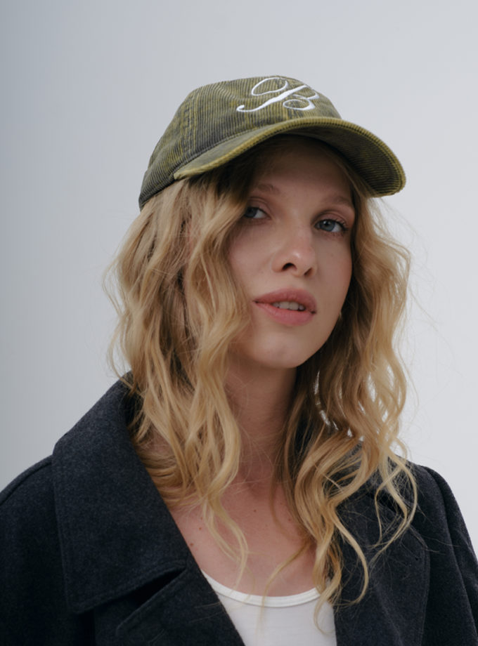 Зелена вельветова кепка Bitchin' BITCHIN' (BTCH_SC_XT535_01)