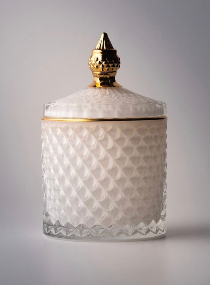 Свічка в контейнері Печерський — аромат евкаліпту та м’яти FIRE RABBIT (FR-00-82)