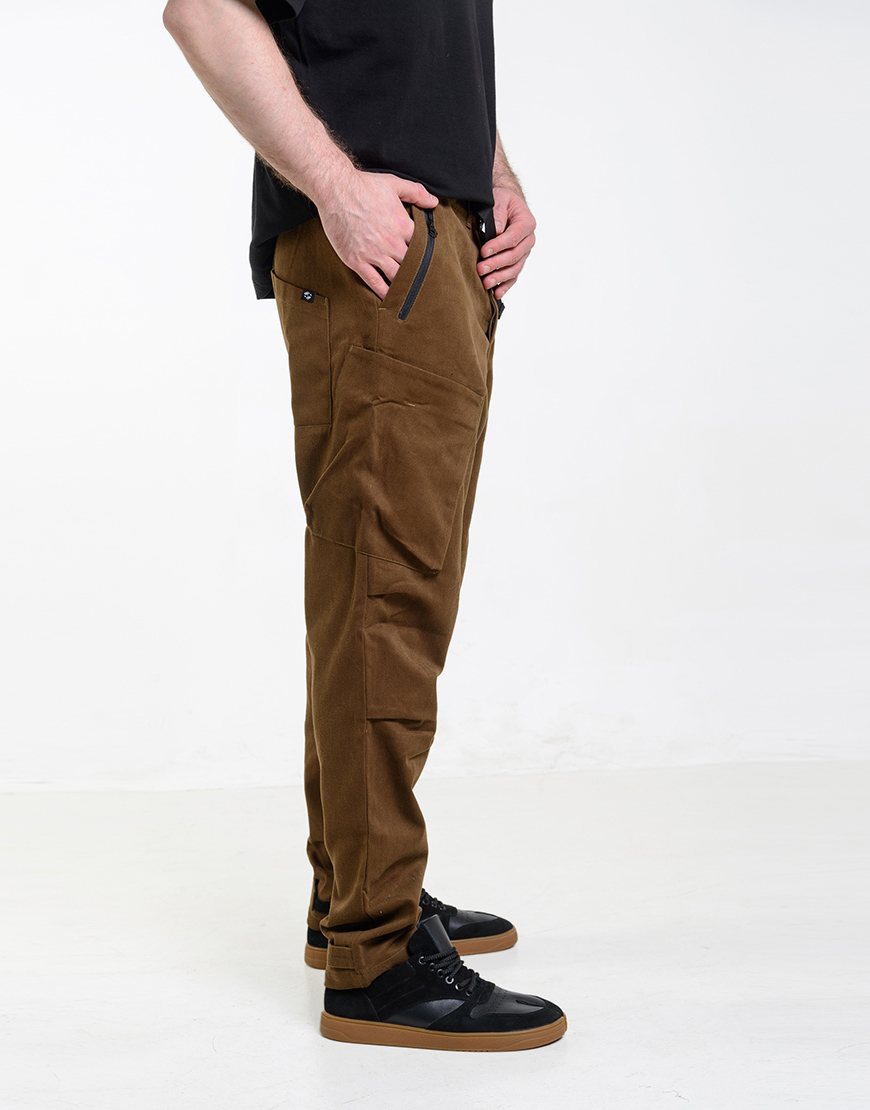 GIN_7582 Штани магніти коричневі ASSIMETRIA (ASSMTR_TM2504) - фото 4