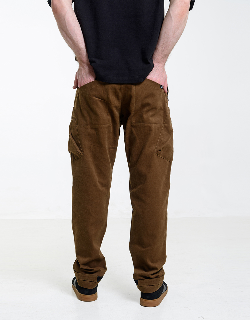 GIN_7584 Штани магніти коричневі ASSIMETRIA (ASSMTR_TM2504) - фото 3