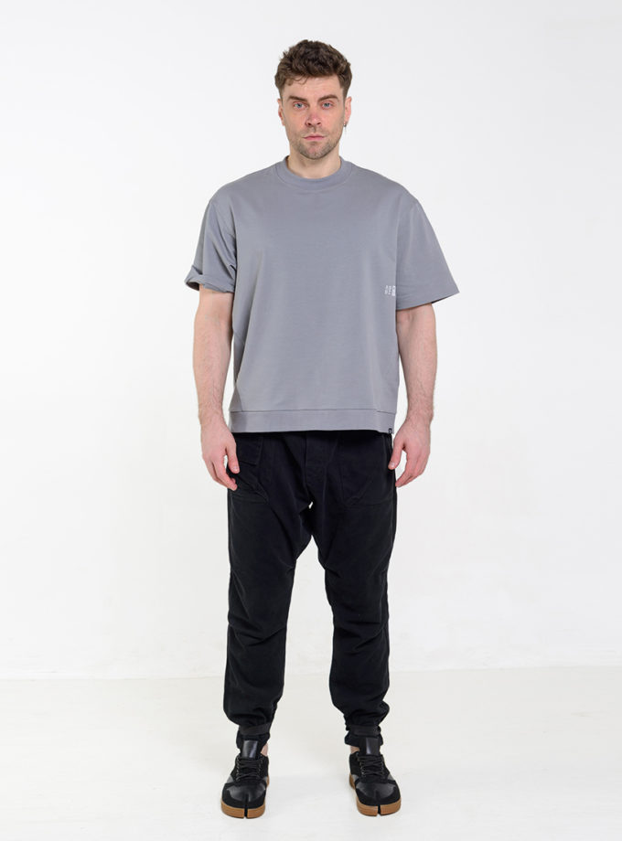 Штани с маленькою кишенею чорні ASSIMETRIA (ASSMTR_TRP0225)