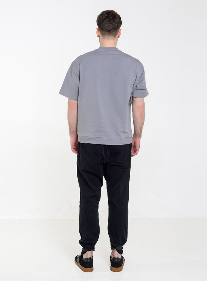 Штани с маленькою кишенею чорні ASSIMETRIA (ASSMTR_TRP0225)