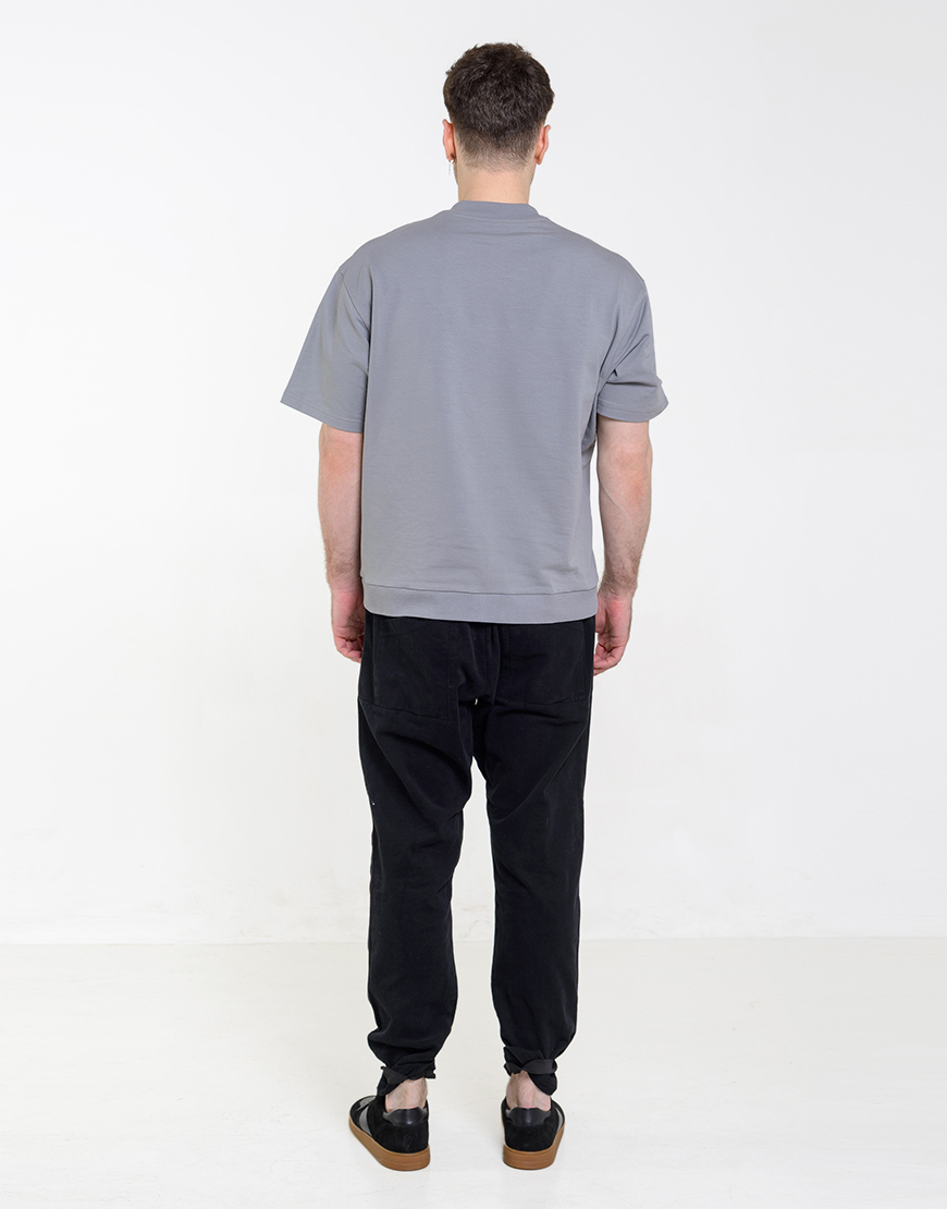 GIN_7647 Штани с маленькою кишенею чорні ASSIMETRIA (ASSMTR_TRP0225) - фото 2